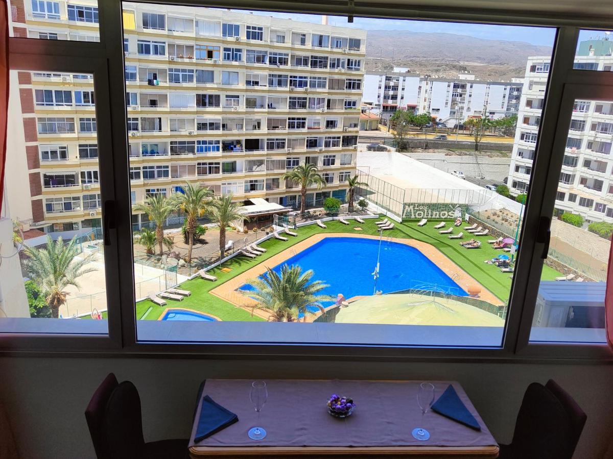 Residencial Los Molinos Con Piscina, Tv Internacional Y Wifi Плайя-дель-Інглес Екстер'єр фото